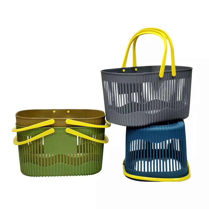 Plastic Basket with Handle