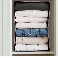 Brown Foldable Wardrobe Organizer