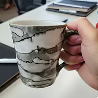 Ceramic Tea  Coffee  Milk Mug Gold Series