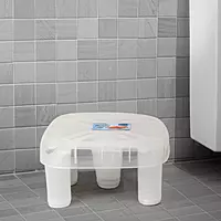 Kerolin Plastic Transparent Stool