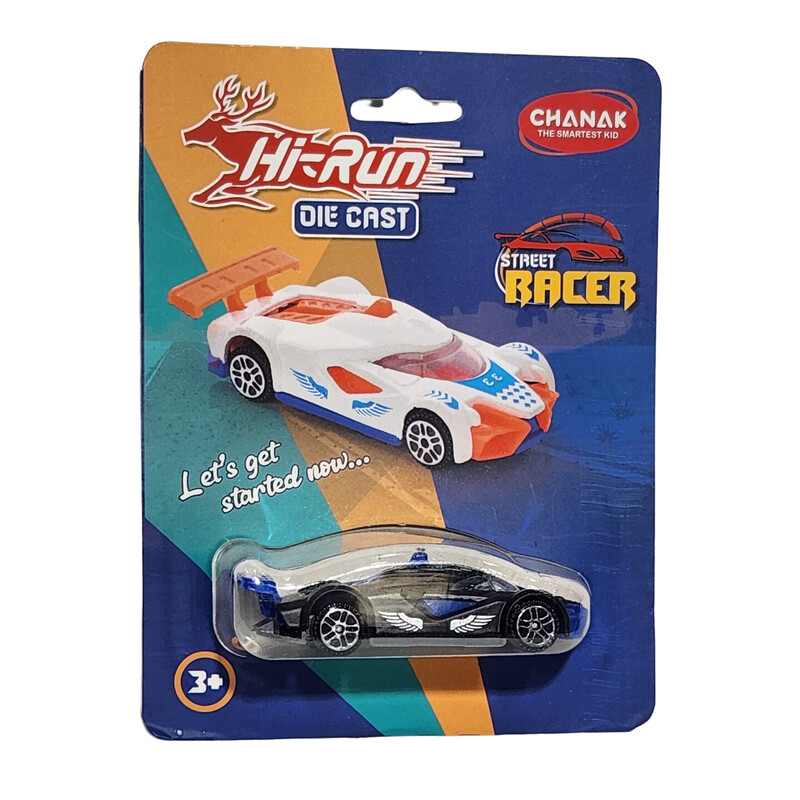2Pc Hi-Run Die Cast Cars