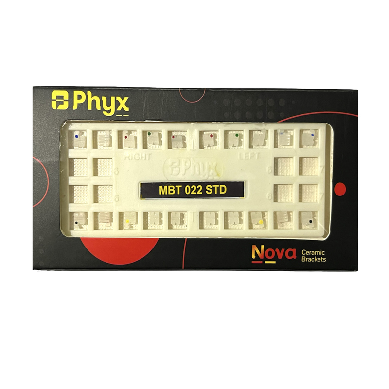 Phyx Nova Ceramic Brackets – MBT and Roth Orthodontic Brackets