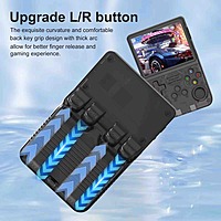 R36s Retro Handheld Game Console with 64G 3.5 Inch IPS Screen Built-in 20000+ Classic Games