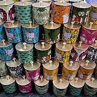 Metal printed Jars cylinder shape