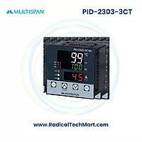 Multispan PID-2300 Series PID Controller with Ampere Indication | 1–3 Relay Outputs | J/K Input | 30A/60A CT
