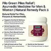 Pilo Green Lehyam benefits for piles fissures constipation relief