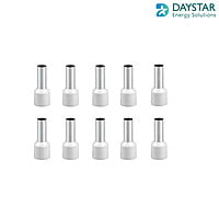 Insulated Cord Pin End Terminal White (10 nos)