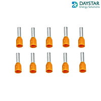 Insulated Cord Pin End Terminal orange (10 nos)