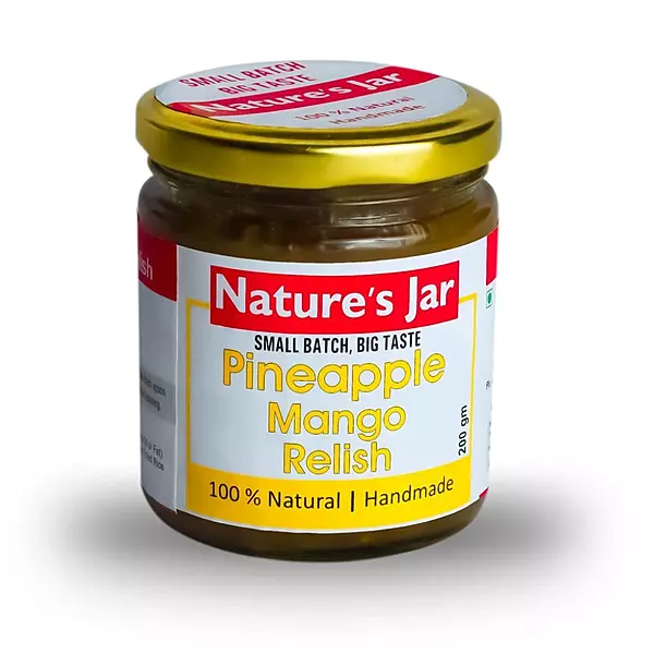 Mango Pineapple Sweet Chilli Relish (NP) - Nature's Jar