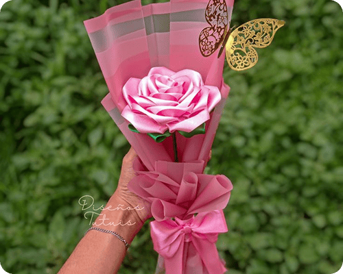 Pink Blossom Delight (Pink &Gold)