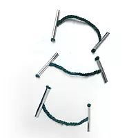 Pack of 500 Janrax Metal End 51mm Treasury Tags