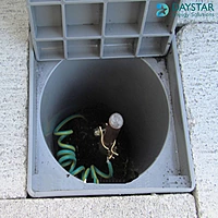 Daystar Lightning Earth Inspection Pit Chamber UV Stable Polymer Material Square Type