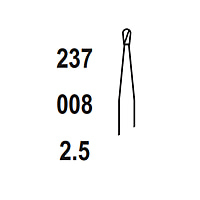 Pivo Pear Shaped Carbide Contra-Angle Bur RA-330 – Pack of 5