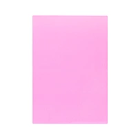 Pack of 8 A4 Plain Pink Dyslexia Overlay Reading Sheets â€“ PET Material, Rounded Corners
