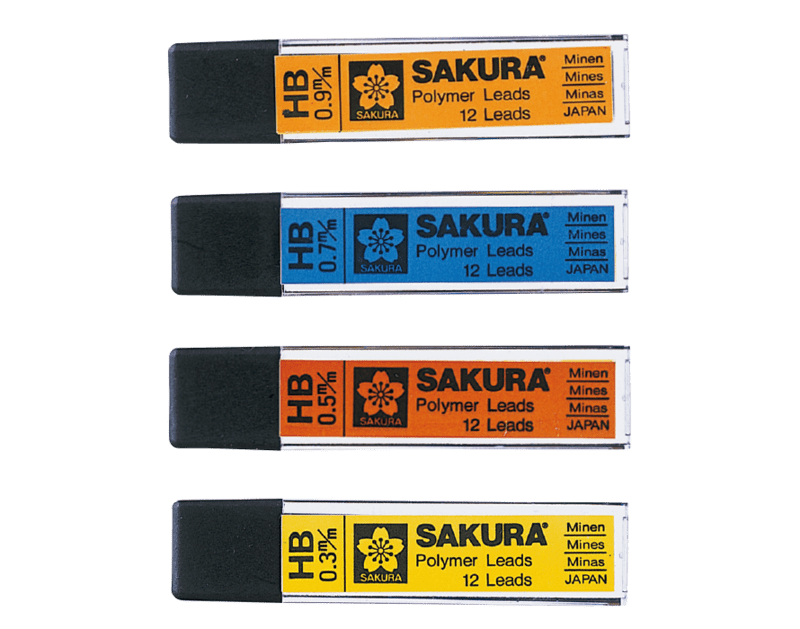 SAKURA POLYMER LEAD, 1 TUBE OF 12 LEADS SAKURA POLYMER LEAD, 1 TUBE OF 12 LEADS