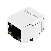 RJLB-055TA1 1 Port Tab Down Ethernet Cable Connector RJ45 Modular Jack LPJ4012FDNL