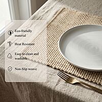 Cotton Woven Placemats | Heat Resistant