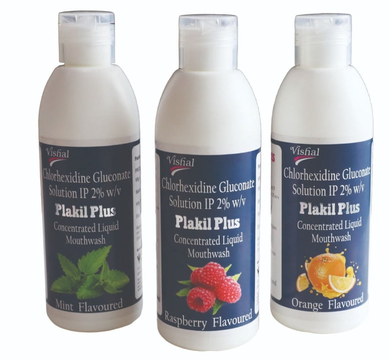 Vishal Dentocare Plakil Plus 200ml – Chlorhexidine Anti-Plaque Mouthwash