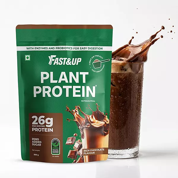 FAST&UP PLANT PROTEIN-RICH CHOCOLATE-500gms