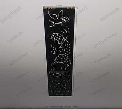PLLR11 PILLAR BIRD AND WATER POT 1 PART 8X2 FEET 678 HOLES