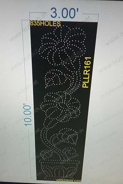 PLLR161 PILLER 1 PART IOX3 FEET835 HOLES