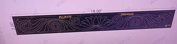 PLLR177 PILLR 2X16 FEET 2092 HOLES