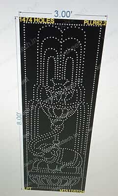 PLLR62.2 WATERFOUNTAIN ELEPHANTSTAND PILLAR PART 8X3 FEET 1474 HOLES