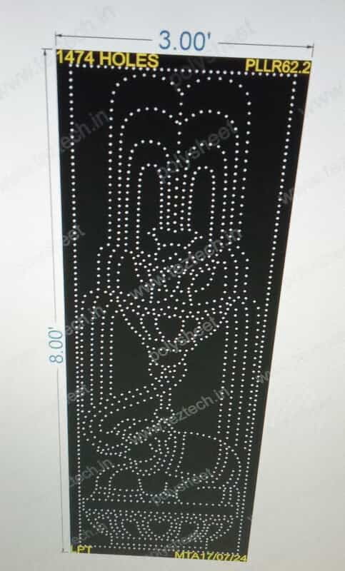 PLLR62.2 WATERFOUNTAIN ELEPHANTSTAND PILLAR PART 8X3 FEET 1474 HOLES