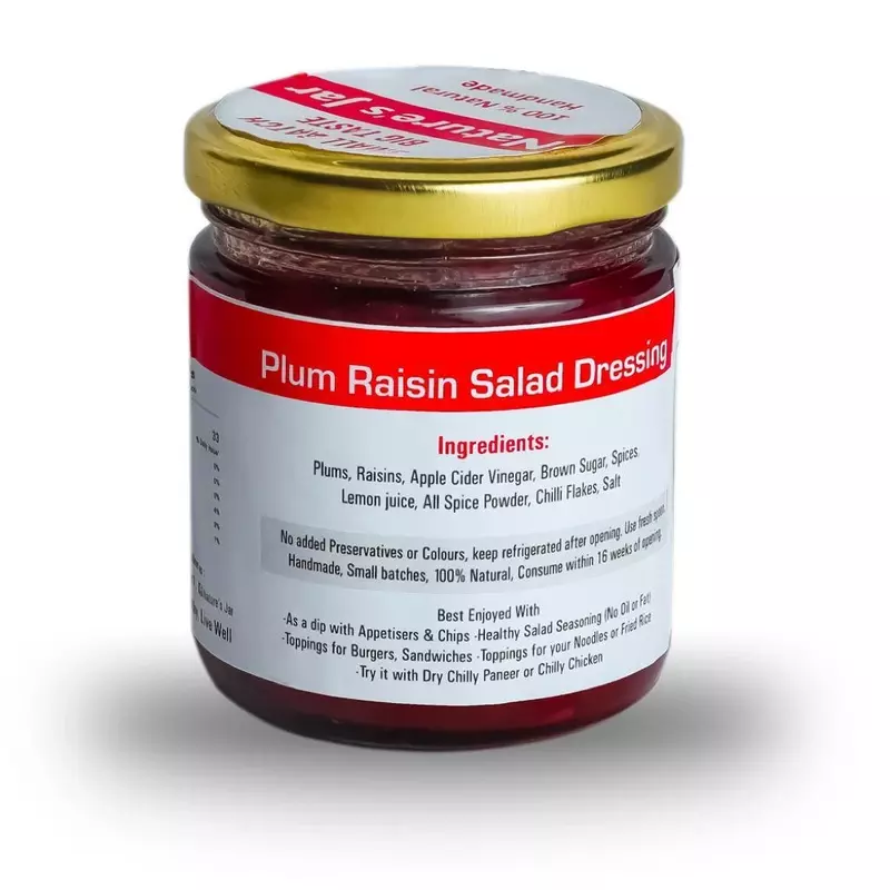 Plum Raisin Salad Dressing - Nature's Jar