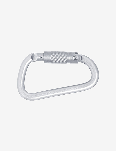 KARAM PN114 STEEL KARABINER, TRIPLE LOCKING-