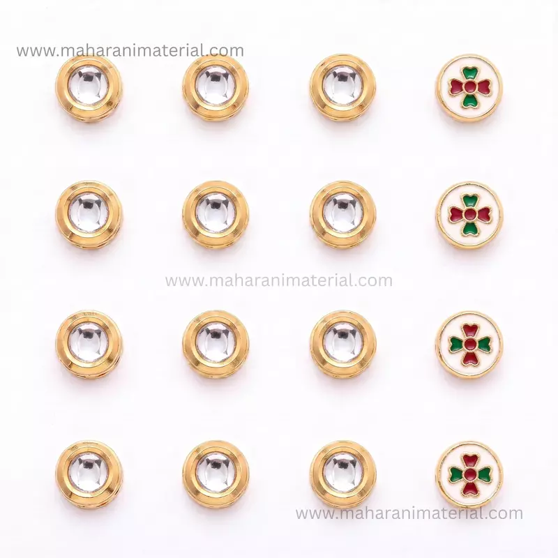 Polki Kundan Round
