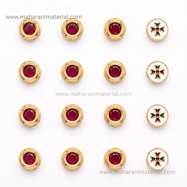 Polki Kundan Round