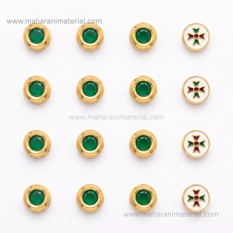 Polki Kundan Round