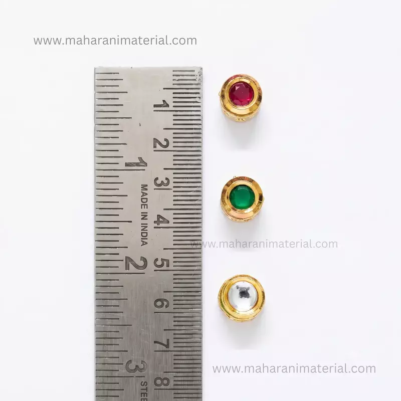 Polki Kundan Round
