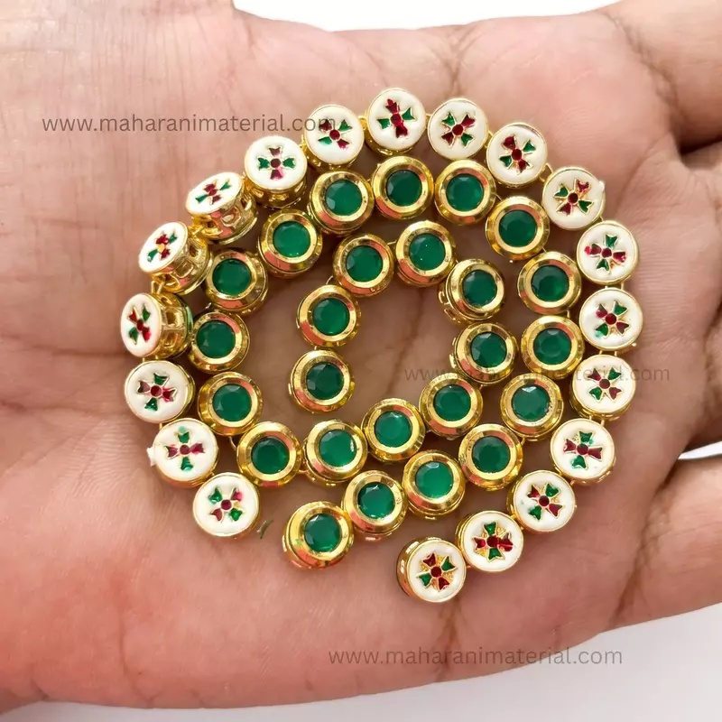 Polki Kundan Round