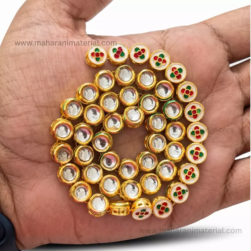 Polki Kundan Round