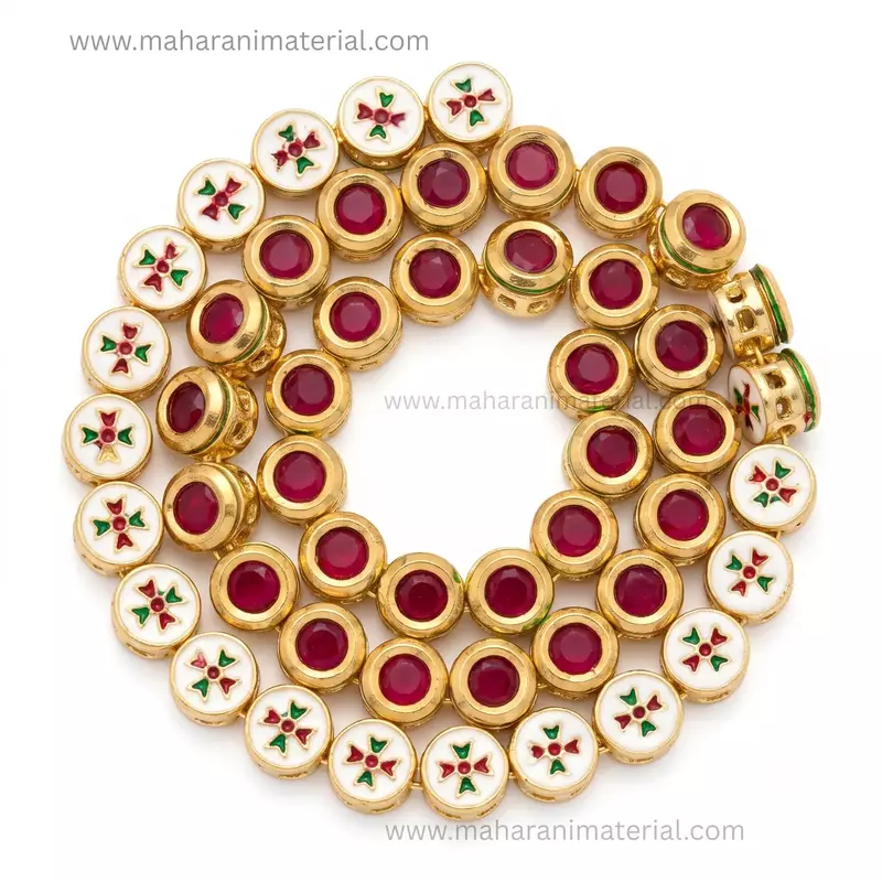 Polki Kundan Round