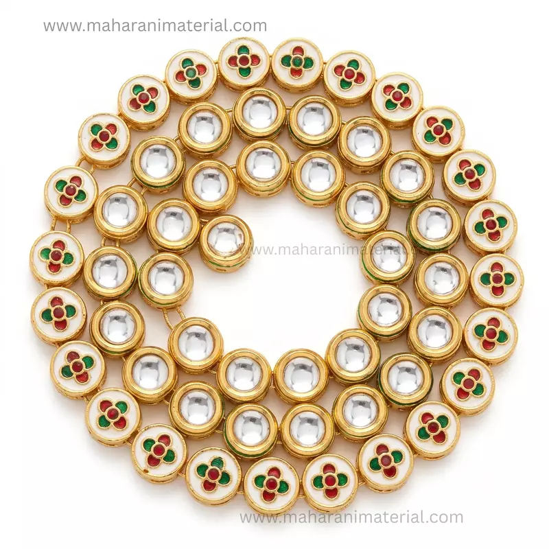 Polki Kundan Round