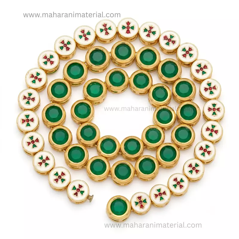 Polki Kundan Round