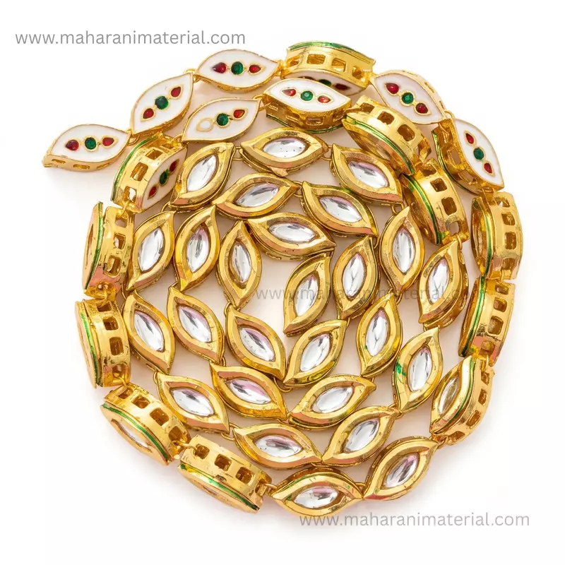Polki Kundan Eye | White