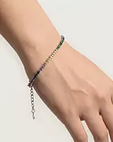925 Silver Spectrum Rainbow Tennis Bracelet