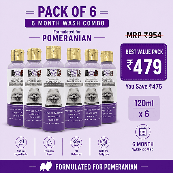 BWB POMERANIAN SHAMPOO-120ML BWB POMERANIAN SHAMPOO-120ML