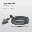 Portronics Konnect G2 Laptop Power Cable 1.5m – 3 Pin Power Cord