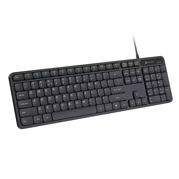 Portronics Ki-Pad 3 Green USB Keyboard provides a smooth typing experience with responsive keys, ideal for enhancing productivity at home or office.