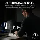 Portronics 3050 ClipCool Fan – Clip-On Fan | Ring LED Light | Rechargeable | 3 Speed | Black