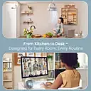 Portronics POR 3051 CoolCube Desktop Fan – 3 Speed | Noiseless | Rechargeable | White