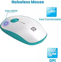 Portronics POR-373 Wireless Keyboard & Mouse Combo – White offers a sleek design, ergonomic keys, and a reliable wireless connection, perfect for home or office use. Enjoy seamless productivity!