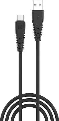 Portronics Konnect Core POR-656 USB Type-C Cable – 1m, 3A, fast charging, durable design, compatible with various devices, high-speed data transfer, tangle-free, perfect for everyday use.