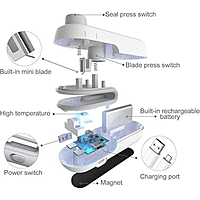 Zigdeal Portable Mini Sealing Machine – Handheld Heat Sealer | Food Storage Tool