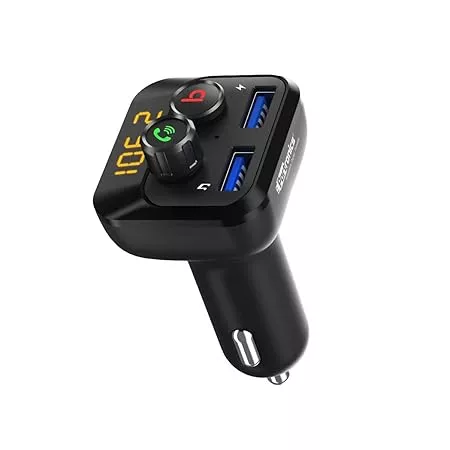 Portronics Auto 10 POR 320 Car Bluetooth Device with Car Charger  (Black)